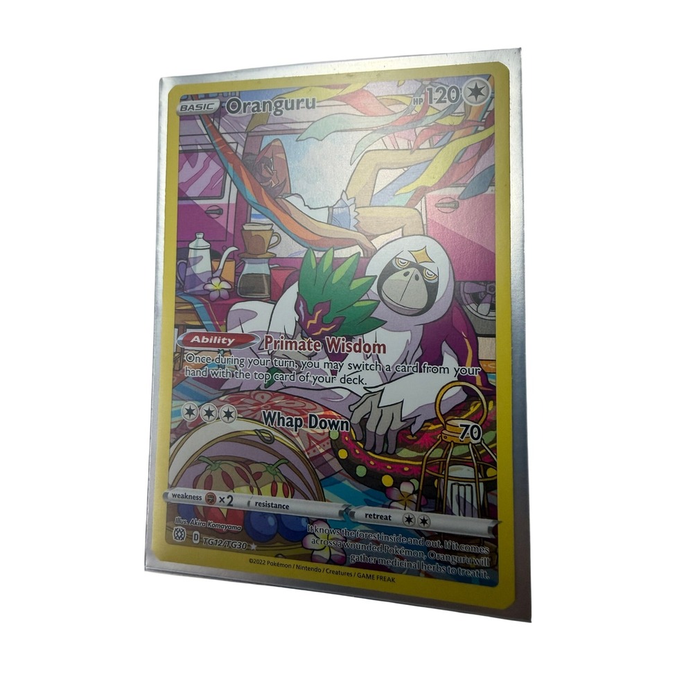 Pokemon Oranguru TG12/TG30 Astral Radiance Trainer Gallery Full Art Holo Card